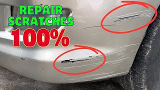 Easy Way to remove scratches from Car in 3 minutes That You Wont Believe [upl. by Learrsi577]