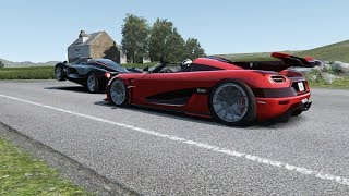 Onboard Koenigsegg One vs Ferrari LaFerrari Aperta at Highlands [upl. by Yerffe27]