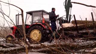 przyczepa do zwozki drewnarĂźckewagen [upl. by Ecinrahs529]