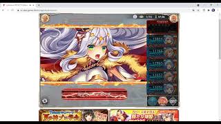 Kamihime PROJECT R JP Ver  Water Team Test 2 Water Ult Raid Solo [upl. by Nemajneb]