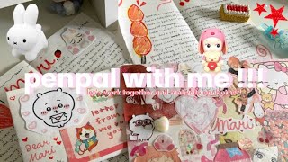 penpal with me 💌 letter to mari  let’s work together [upl. by Selda]