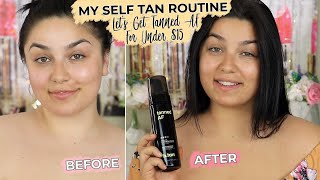 GET TANNED AF FOR UNDER 15  BTan’s Tanning Mousse Review AND Tutorial [upl. by Corrianne626]