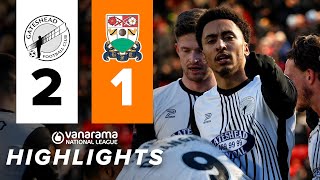 Adoms first Heed goal seals huge W 🫵  Gateshead 21 Barnet  HIGHLIGHTS [upl. by Veator410]