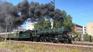 Bayerisches Eisenbahnmuseum  Dampflok 18 478 S36 3673 an den Märklin Tagen in Göppingen 2023 [upl. by Naniac]