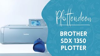 Der Brother SDX 1350 Plotter [upl. by Neelehtak]