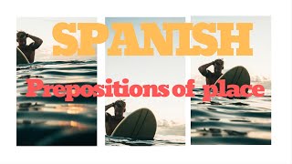 SPANISH  PREPOSITIONS of location amp the verb ESTAR  EASY SPANISH 👌 [upl. by Zetneuq]