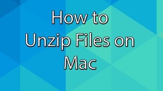 How to unzip files on mac چگونه فایل های زیپ را در مک باز کنیم [upl. by Cornelia]