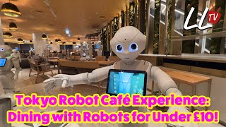 Tokyo Robot Café Experience Dining with Robots for Under £10 [upl. by Norok]