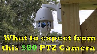 What to expect from an 80 PTZ Camera  Zositech Pan Tilt Zoom Camera [upl. by Yeknarf]