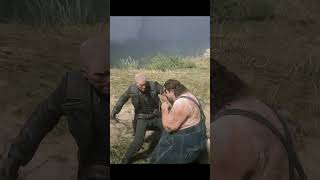 RDR2  John fight two pig farmer twins [upl. by Sivad]