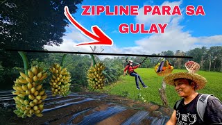 zipline para sa bukid mabilis production [upl. by Kevan]