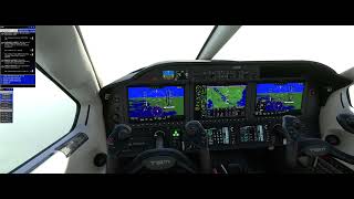 TBM 930 IFR Landing at SKBQ Ernesto Cortissoz Airport MSFS [upl. by Nauqahs962]