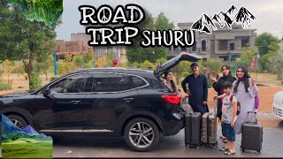 Finally ROADTRIP ⛰️shuru💃Ghar sy Kaghan tk gaye 9hours ki drive🙂Packing VLOG [upl. by Eimirej]