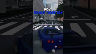 custom tuned 1200HP Skyline r34 In MRT MRT fyp foryoupage robloxshorts roblox [upl. by Jacobine]