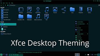 Xfce desktop Theming1 [upl. by Eelam485]