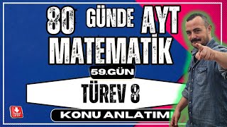 🟥 TÜREV 8 ✅ Bileşke Fonksiyon Türevi  80 Günde AYT Matematik  AYT Matematik Kampı [upl. by Marquet]