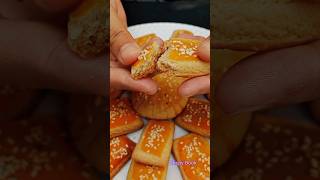 Bakery Style Aata Biscuit 🍪 Recipe Without Oven biscuitrecipe cookiesshorts [upl. by Ardeed]