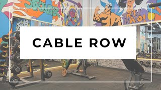 CABLE ROW [upl. by Theda]