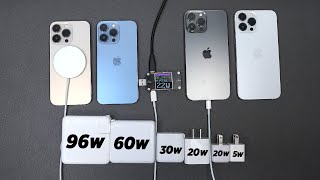 iPhone 13 Pro Secret Faster Charging Which Charger Should You Use [upl. by Sid659]