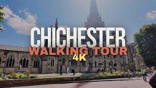 Chichester Walking Tour 4K  Explore Chichester On Foot With This Exciting Walking Tour [upl. by Ragan498]