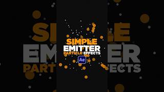 Create Accent Particle Effects in After Effects tutorial [upl. by Feeney]