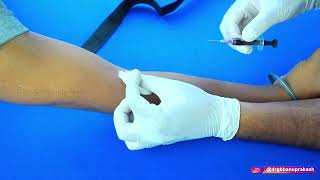 How To Do Venous Blood Sampling Venipuncture  StepbyStep Description of Procedure  Clinicals [upl. by Siuol500]