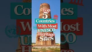 Top 5 Countries with the Most UNESCO World Heritage Sites 🌍 [upl. by Johnathan295]