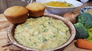 One Pot Broccoli Cheddar Soup  The Hillbilly Kitchen [upl. by Shank]