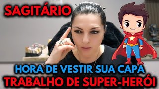 ♐ SAGITÁRIO 🌪️🦸‍♀️✨ TRABALHO DE SUPERHERÓI HORA DE VESTIR SUA CAPA [upl. by Yrailih516]