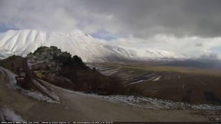 Timelapse Castelluccio di Norcia  18 Novembre 2018 [upl. by Troc]