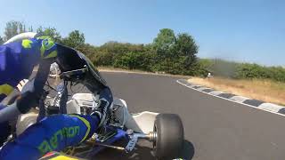 A crash at Fulbeck kart track [upl. by Dilaw]