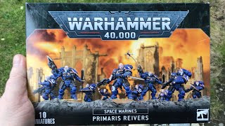 Warhammer 40k Space Marines Primaris Reivers Unboxing [upl. by Nahs]