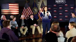 A Voter Asked Nikki Haley What Was The Cause Of The U S Civil War [upl. by Oiliruam774]