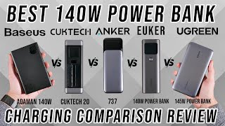 Best 140W Portable Power Bank  Testing Anker 737 vs The Competition Review [upl. by Paynter]