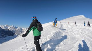 Skiing Flaine January 2023  GoPro Hero 7 [upl. by Lavella733]