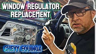 2008 Chevy Equinox Window Regulator Install DIY  What could go wrong [upl. by Margret]