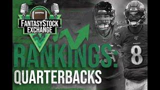 Top 12 QB Rankings amp QB Strategy  2020 Fantasy Football [upl. by Hpesoj]