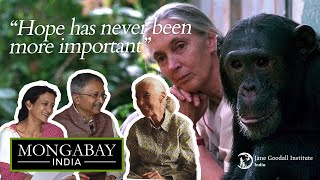 Jane Goodall meets Mongabay India [upl. by Ardnic]