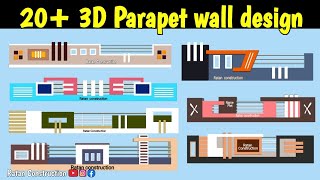 Parapet Wall Design Ideas  Parapet Wall Design Images  parapet wall design  video n 705 [upl. by O'Callaghan270]