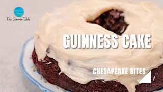 Guinness Cake Recipe  stpatricksday recipe  Chesapeake Bites [upl. by Hazeefah460]