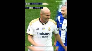 Zinedine Zidane Old vs Now football shorts [upl. by Akineg278]