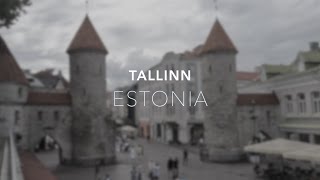 Virtual Tour Talllinn Estonia walk in 4K [upl. by Haidabo]