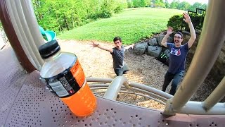 EXTREME PARK BOTTLE FLIPPING [upl. by Gastineau]