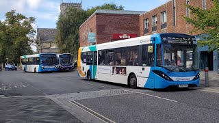 Buses at Grimsby Bethlehem Street Riverhead Exchange amp Louth Bus Station 17092024 [upl. by Isma838]