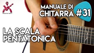 Lezione 31  la Scala Pentatonica  Nuovo Manuale Completo di Chitarra Varini [upl. by Ahsyle291]