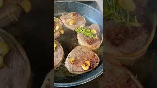 Filet Mignon with garlic rosemary butter sauce [upl. by Alia]