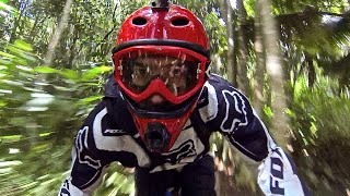 BREAK IN THE RUSH  Freeride in Tahiti  Downhill MTB [upl. by Lifton]