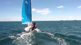 Sailing a Laser 2000  Weymouth [upl. by Yorgo373]