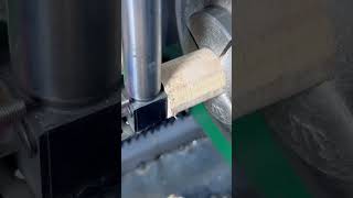 Simple processing of a round bead  Juepin CNC  Woodworking lathe  CNC machining [upl. by Orutra]