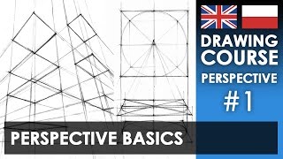 Drawing tutorial  Perspective basics  Kurs rysunku  Podstawy perspektywy S01E01 ENGPL [upl. by Gagnon870]